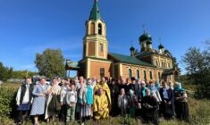 Храм "Живоначальной Троицы в селе Аксаково Майнского района